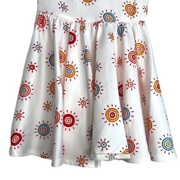 NEW Dot Dot Smile White Sun and Swirl Tank Dress 12-24 Months - Picture 3 of 6